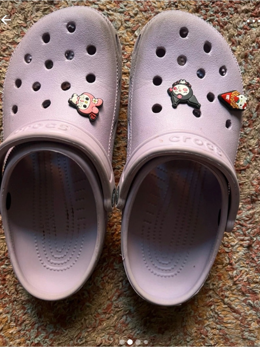 CROCS Kids Classic Clog in Light Lavender